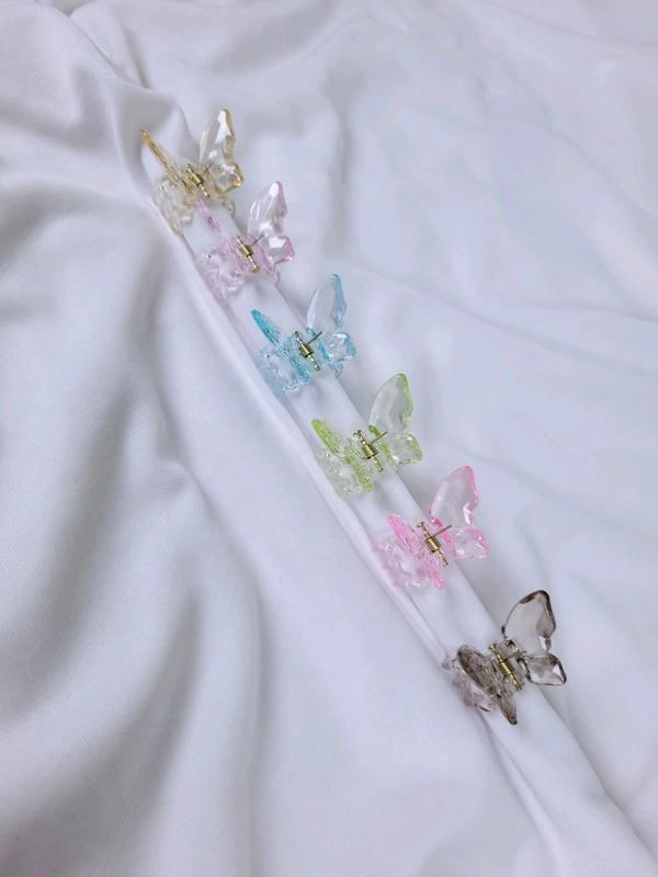 High Quality Glossy Butterfly Clip Small Size 