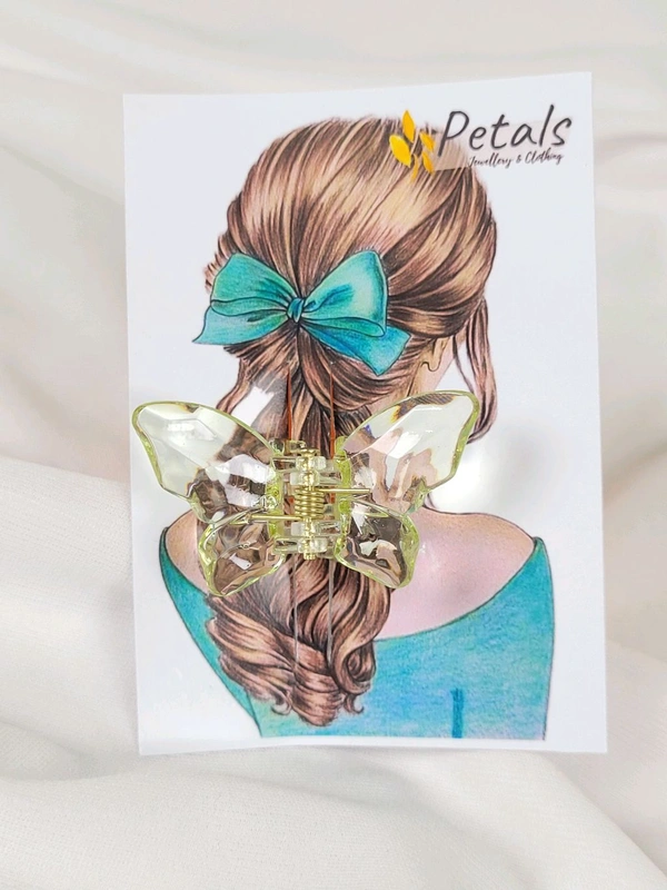 High Quality Glossy Butterfly Clip Small Size 