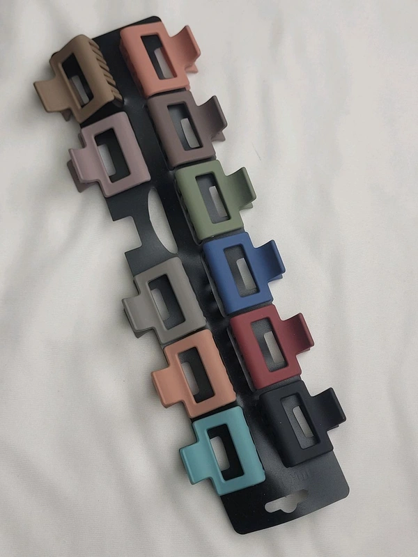 4cm Hair Clip Matt 1Pc