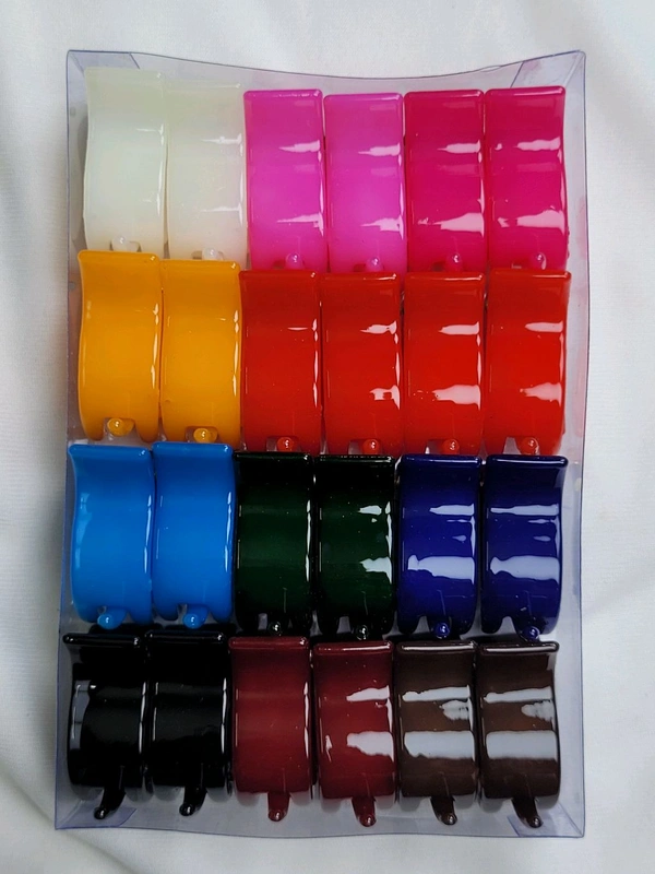 Small Hair Clips Solid Colors 1Pc