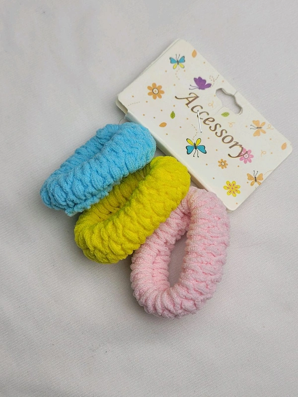 Set Of 3 Multi Color Hair Bands