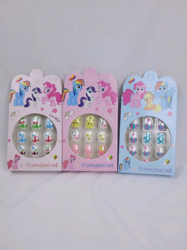 12 pcs-glacd nail for Children