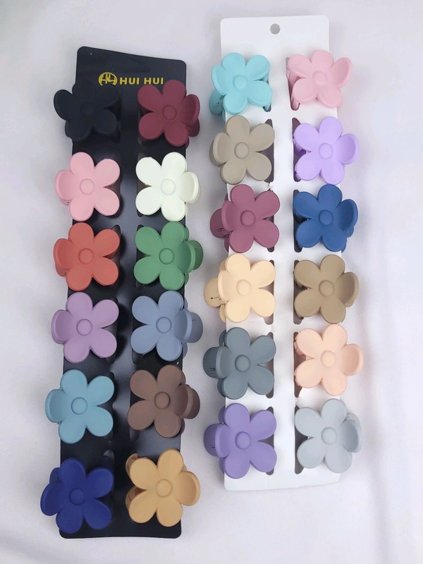 Matt Flower Clip 1Pc