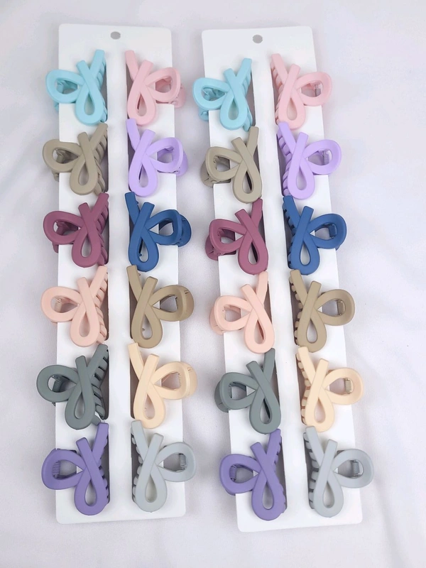 Matte Clip : Bow Model 1Pc