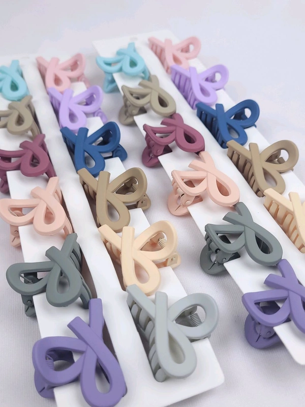 Matte Clip : Bow Model 1Pc