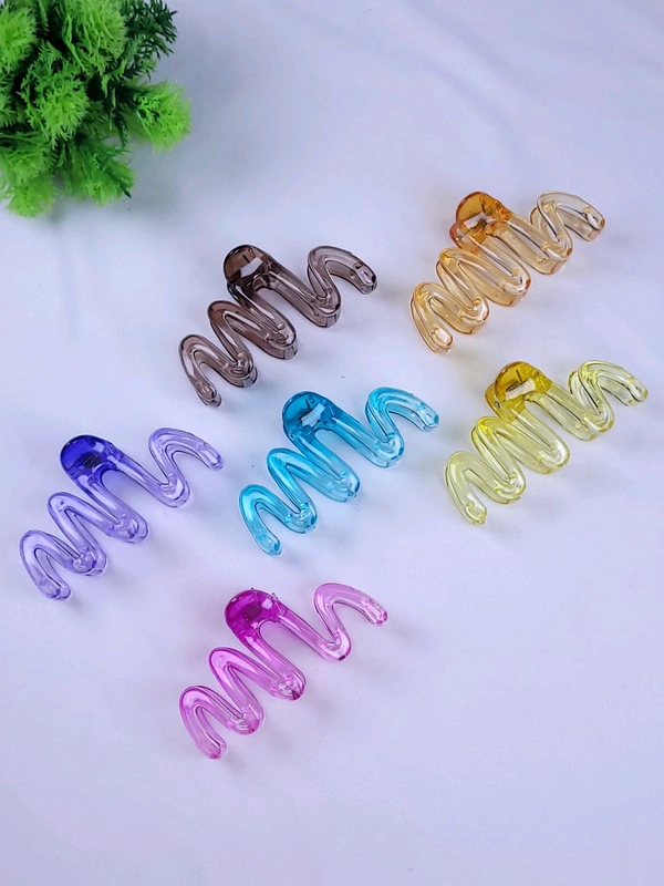 Big Size Cystal Colors Hair Clutcher 1pc