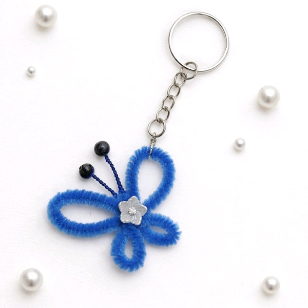 Butterfly Keychain for Handbags and College Bags