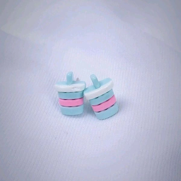 Kids Ear Studs - Milk Shake