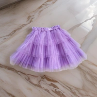 FASHIONIFYY LAVENDER RUFFLE Skirt with matching Hand accessory - 4 YR, LAVENDER