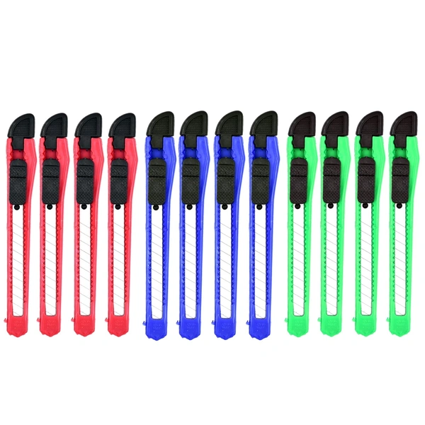 12-Piece Standard Quality Paper Cutter Knife Set