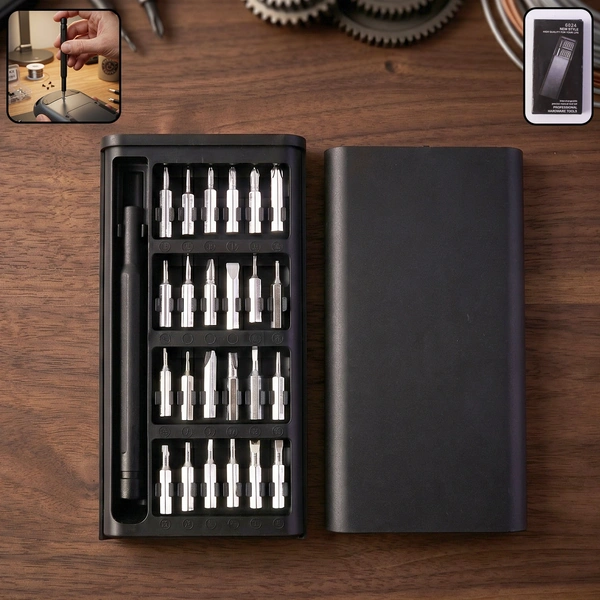 24-in-1 Precision Screwdriver Kit for Eyeglasses & Electronics