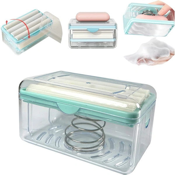 2-in-1 Portable Soap Roller & Dispenser for Kitchen & Bath