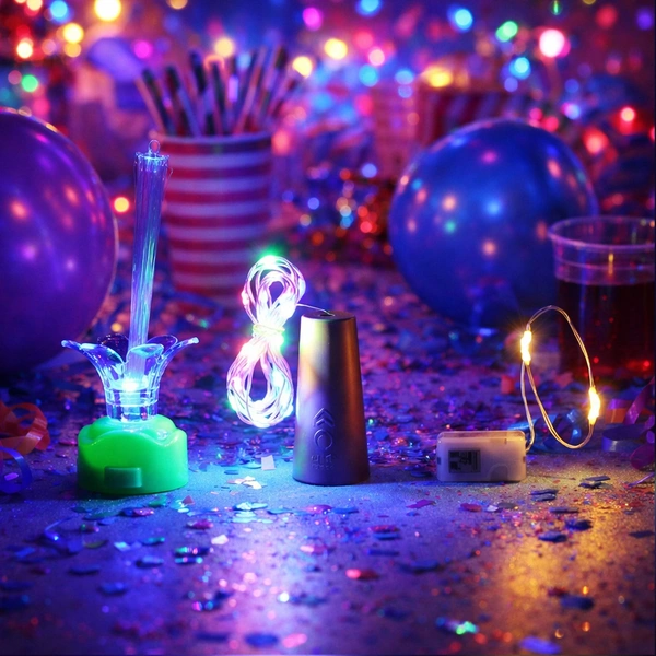 3 in 1 Decorative LED Party Light Combo Set for Festive Decor