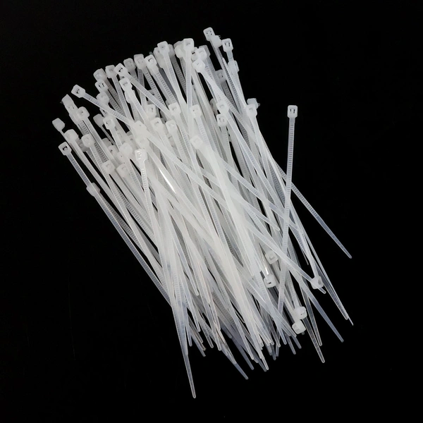 3×100 MM Nylon Heavy Duty Self-Locking Cable Ties - 100 Pack