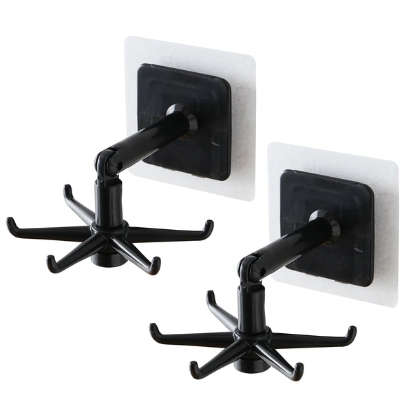 360° Rotatable Hooks for Hanging, Pack of 2 – Brown Box