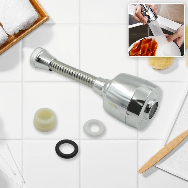 360° Rotating Water-Saving Faucet Sprayer for Kitchen & Bath (6 Inch)