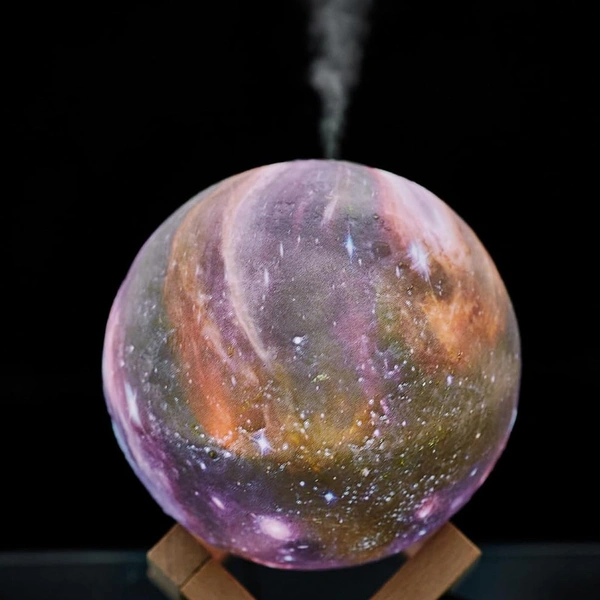 3D Moon Lamp & Aroma Diffuser - 2-in-1 LED Humidifier Night Light