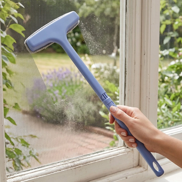 3-in-1 Window Mesh Cleaning Tool with Ergonomic Handle