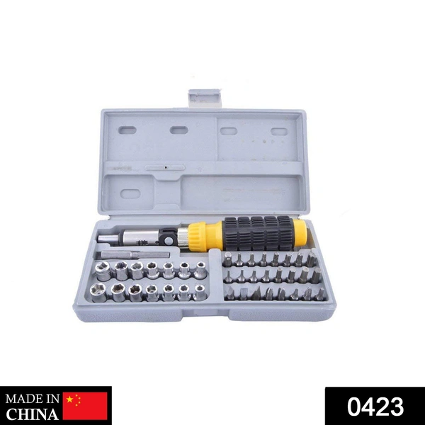 41-Piece Socket & Screwdriver Tool Kit with Case
