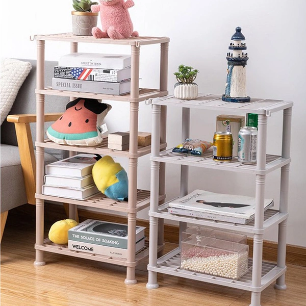 4-Layer Narrow Storage Shelf Organizer for Kitchen & Bathroom