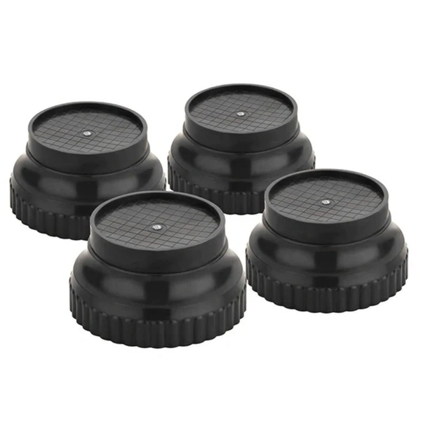 4-Piece Round Plastic Legs & Stands for Furniture & Appliances