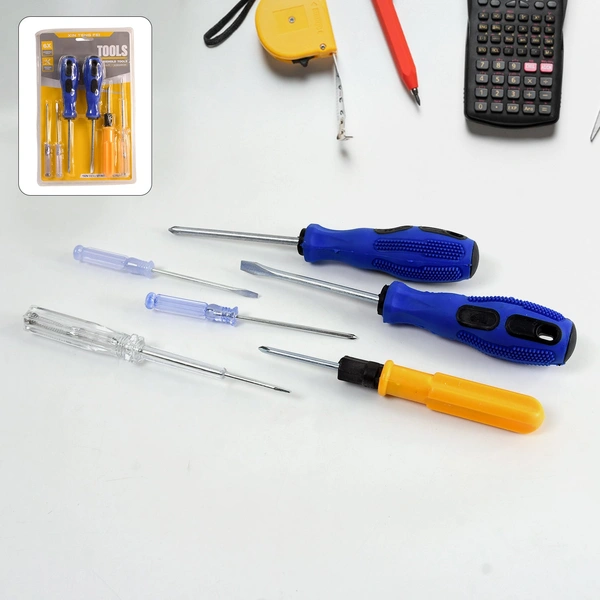 6-in-1 Multi Screwdriver Tool Kit with Ergonomic Grip