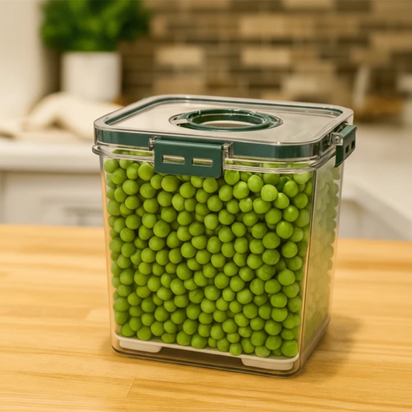 Airtight Transparent Plastic Container – 2500ML Food Storage Box for Kitchen & Fridge (Pack of 1)