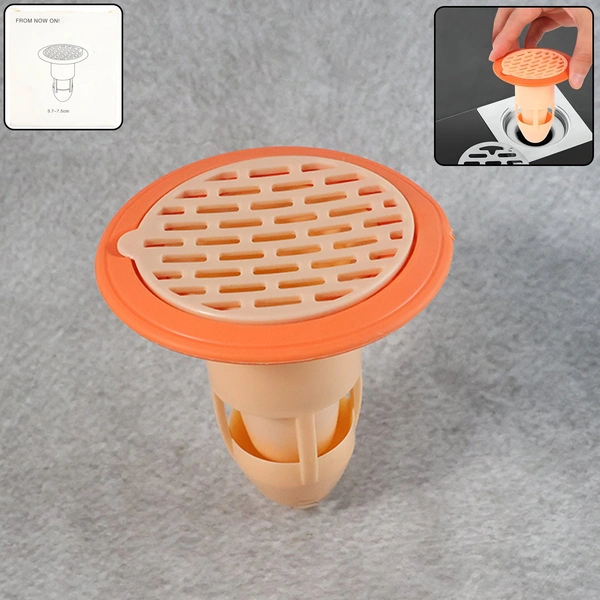 Bathroom & Kitchen Plastic Drain Strainer with Hair Catcher