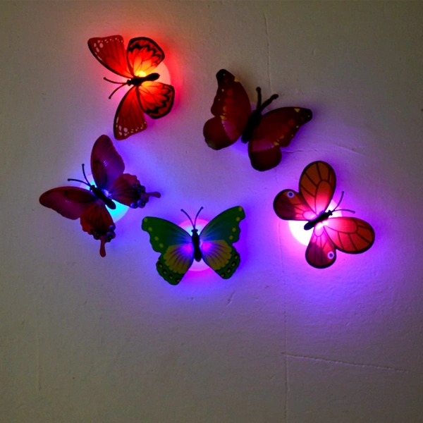 Butterfly 3D Illusion LED Night Lamp – Pack of 50