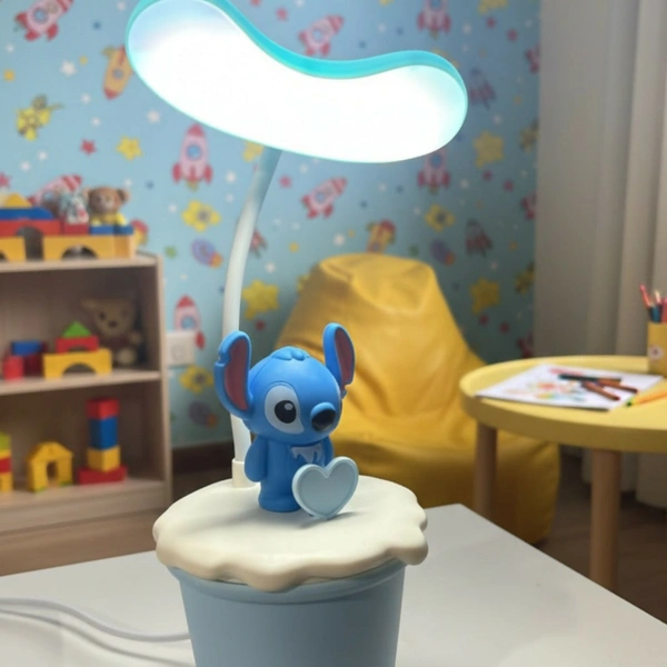 Cartoon LED Desk Lamp for Kids with Soft Night Light Glow