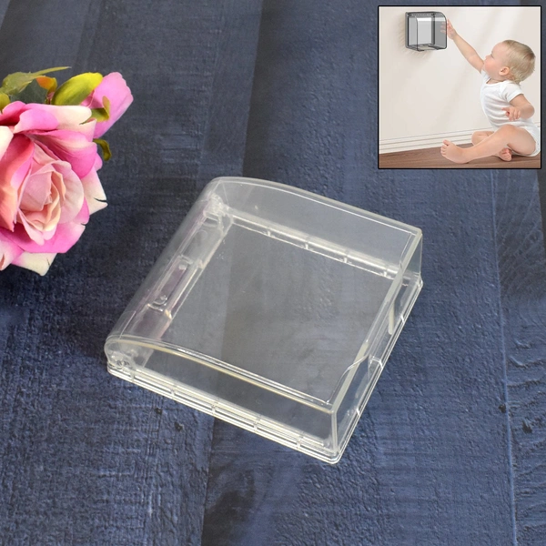Clear Weatherproof Outdoor Outlet Cover - 1 pc