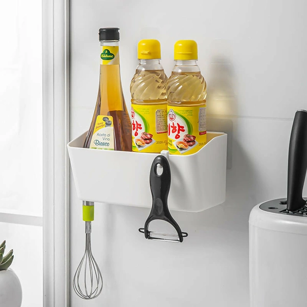 Cling Shelf Bathroom Organizer - Heavy-Duty, Space-Saving