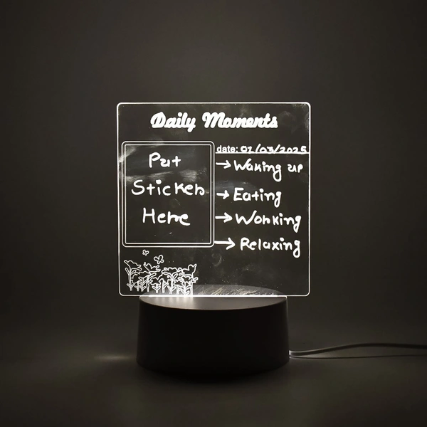 Creative Visualization Lamp 3 D Acrylic Decorative Lamp (1 Pc)