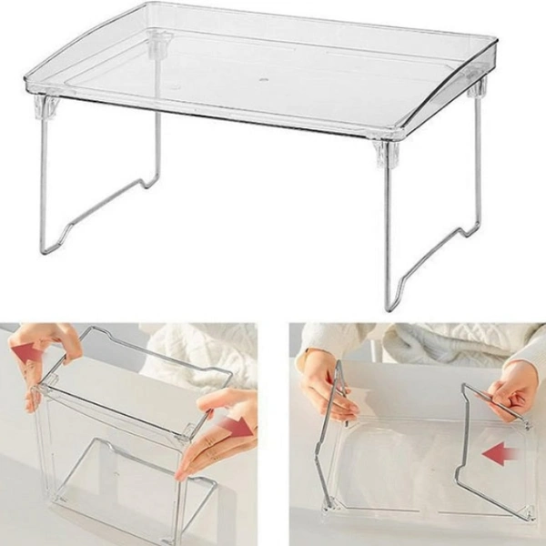 Crystal Storage Rack – Elegant Clear Organizer for Home, Office & Vanity Use (Pack of 1)