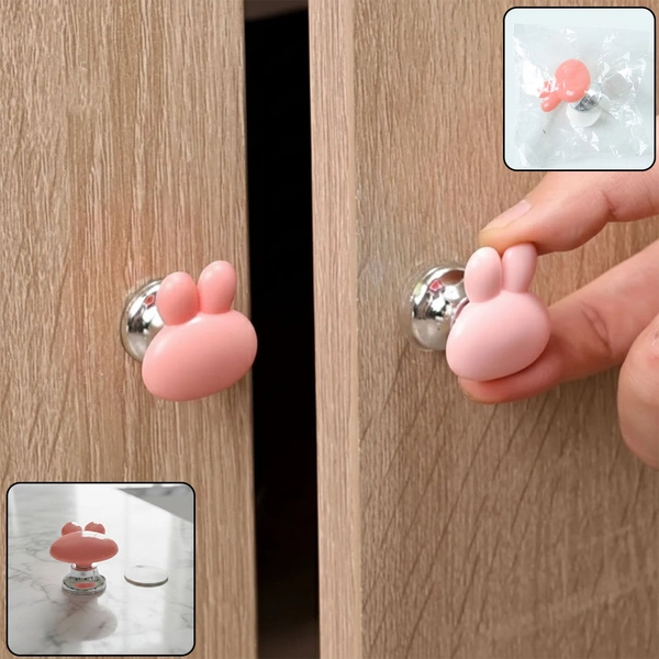 Cute Bunny Ear Cabinet Knob Handle for Kids' Furniture (1 Pc)
