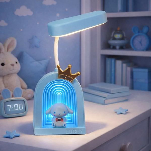 Cute Bunny LED Desk Lamp for Kids with Soft Adjustable Light