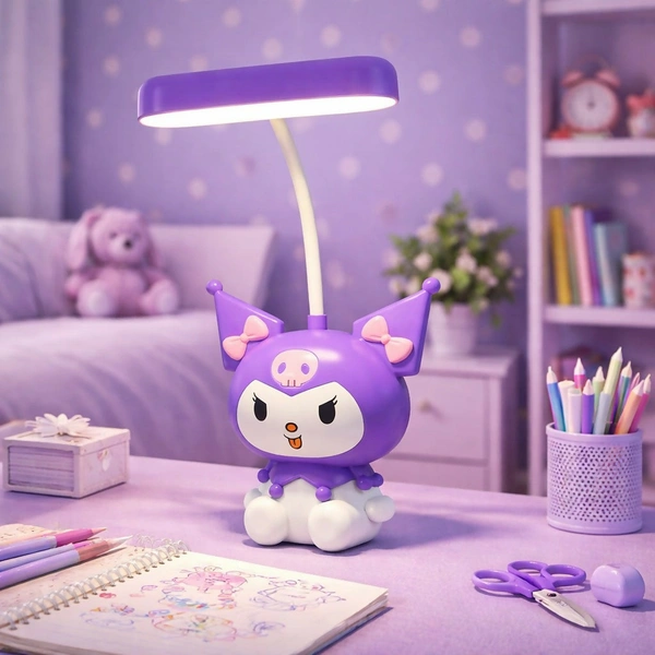 Cute Cartoon LED Desk Lamp for Kids’ Study & Bedside Use