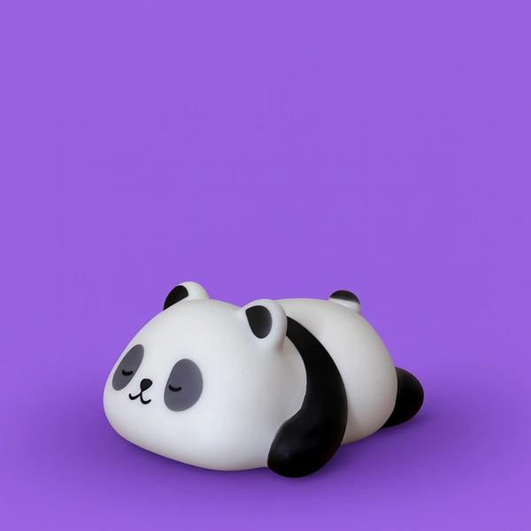 Cute Panda Sleeping LED Night Lamp for Kids’ Bedroom