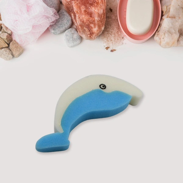 Dolfin Reusable Kitchen Sponge – Multi-Surface, Easy-Clean (1 Pc)