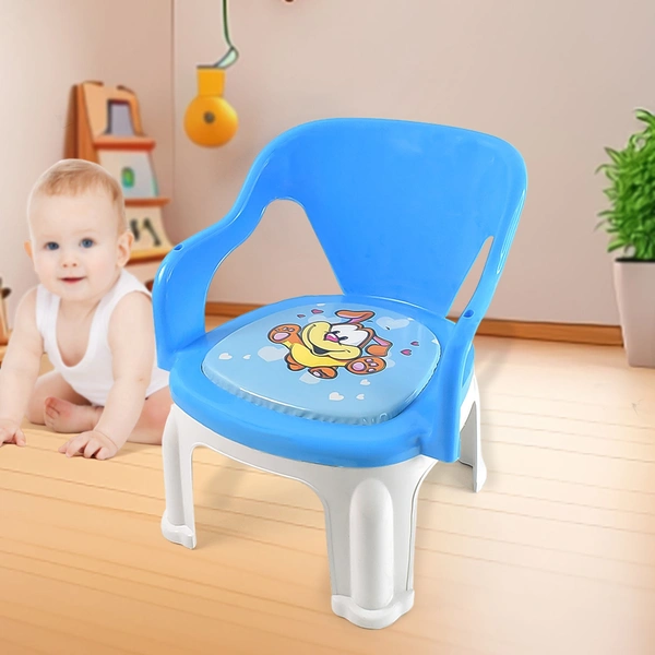 Durable Plastic Baby Chair with Soft Cushion Base – Lightweight & Strong