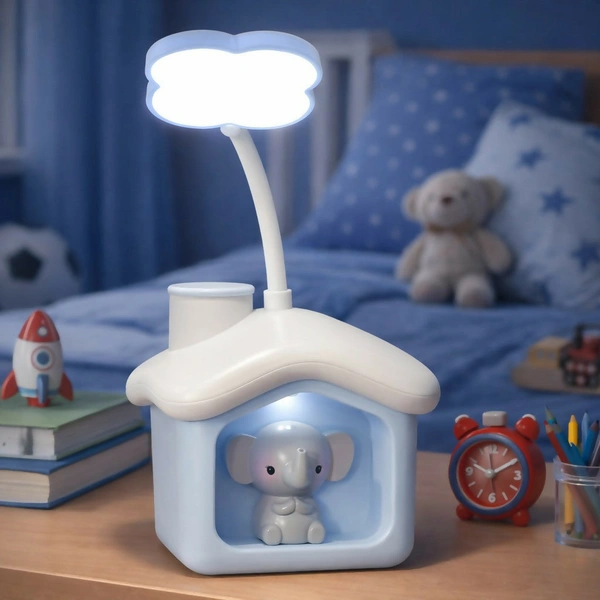 Elephant LED Desk Lamp with Built-in Piggy Bank