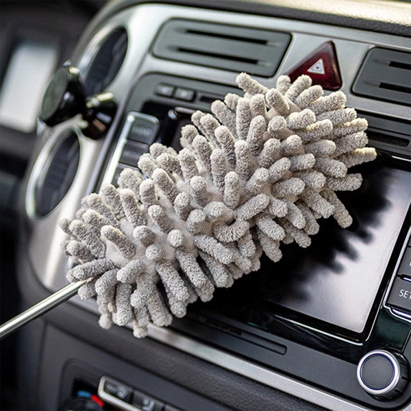 Extendable Microfiber Duster for Fans & Hard-to-Reach Areas