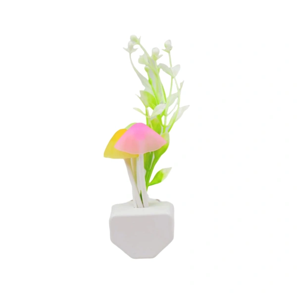 Fancy LED Mushroom Night Light with Auto On/Off Sensor & Color Change