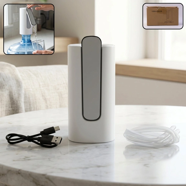 Foldable Electric Water Dispenser Pump - USB Rechargeable Automatic