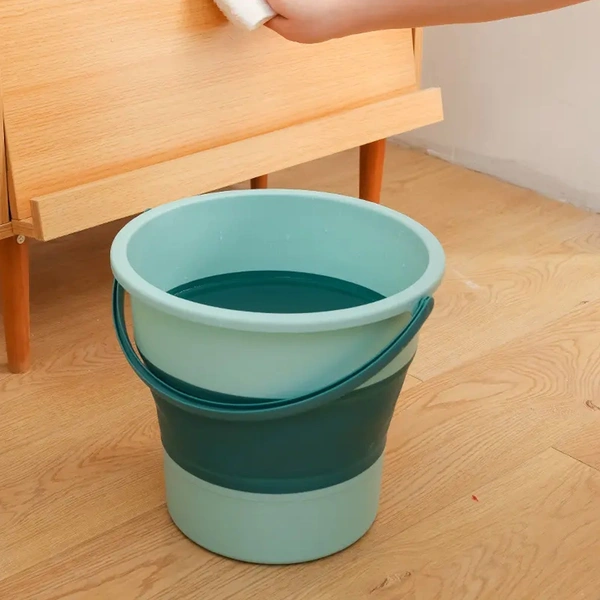 Foldable High Capacity Water Bucket with Handle – Space-Saving & Leakproof