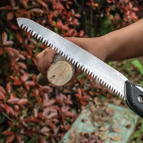 Folding Handsaw – Pruning Saw for Tree Trimming, Gardening & Wood Cutting