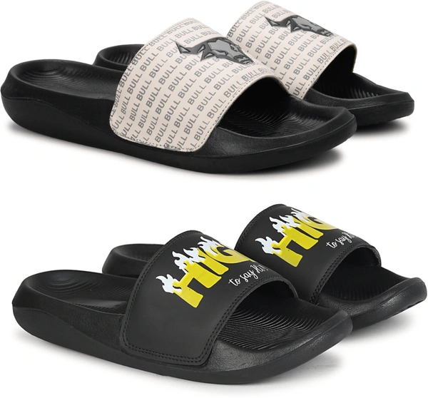 Foot Print Men Slides