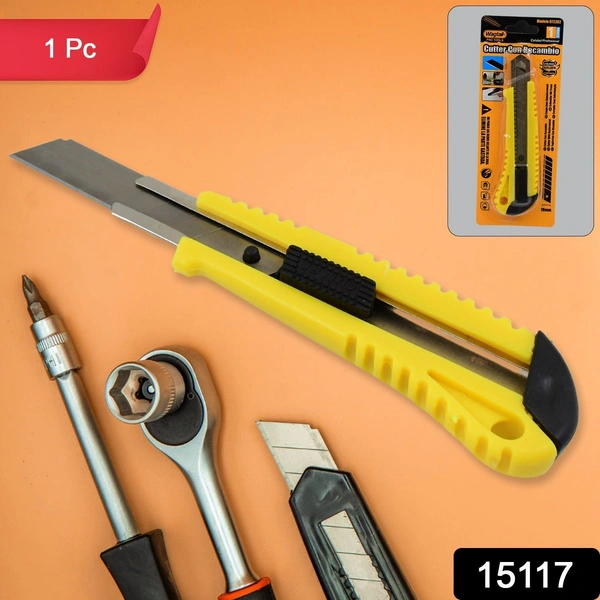 Heavy Duty Industrial Cutter Knife - Precision & Durable (1 Pc)