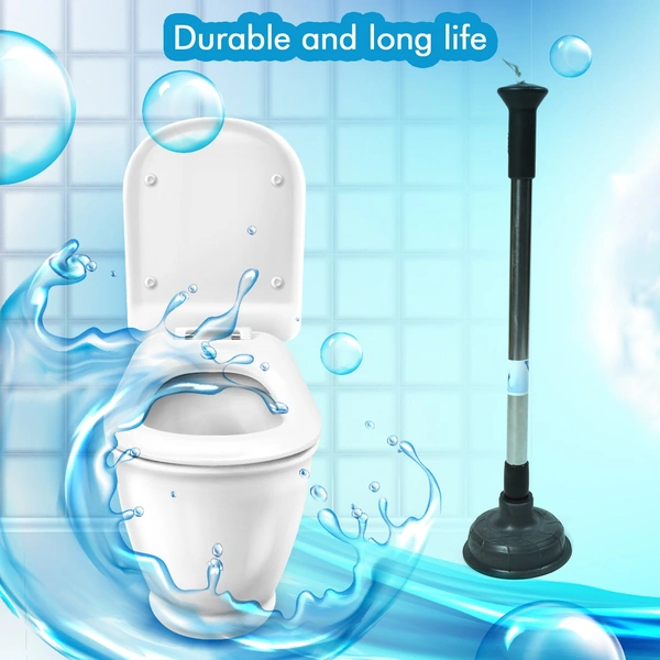 Heavy Duty Rubber Drain Unblocker Pump for Sinks, Toilets & Drains
