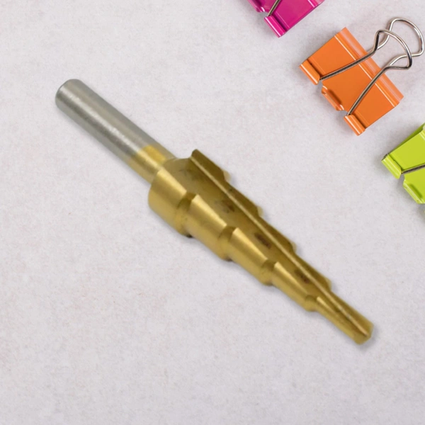 High-Speed Steel Step Drill Bit 4-12mm for Metal & Plastic